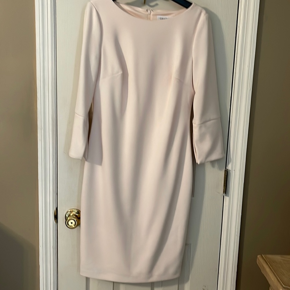 Pink Calvin Klein dress